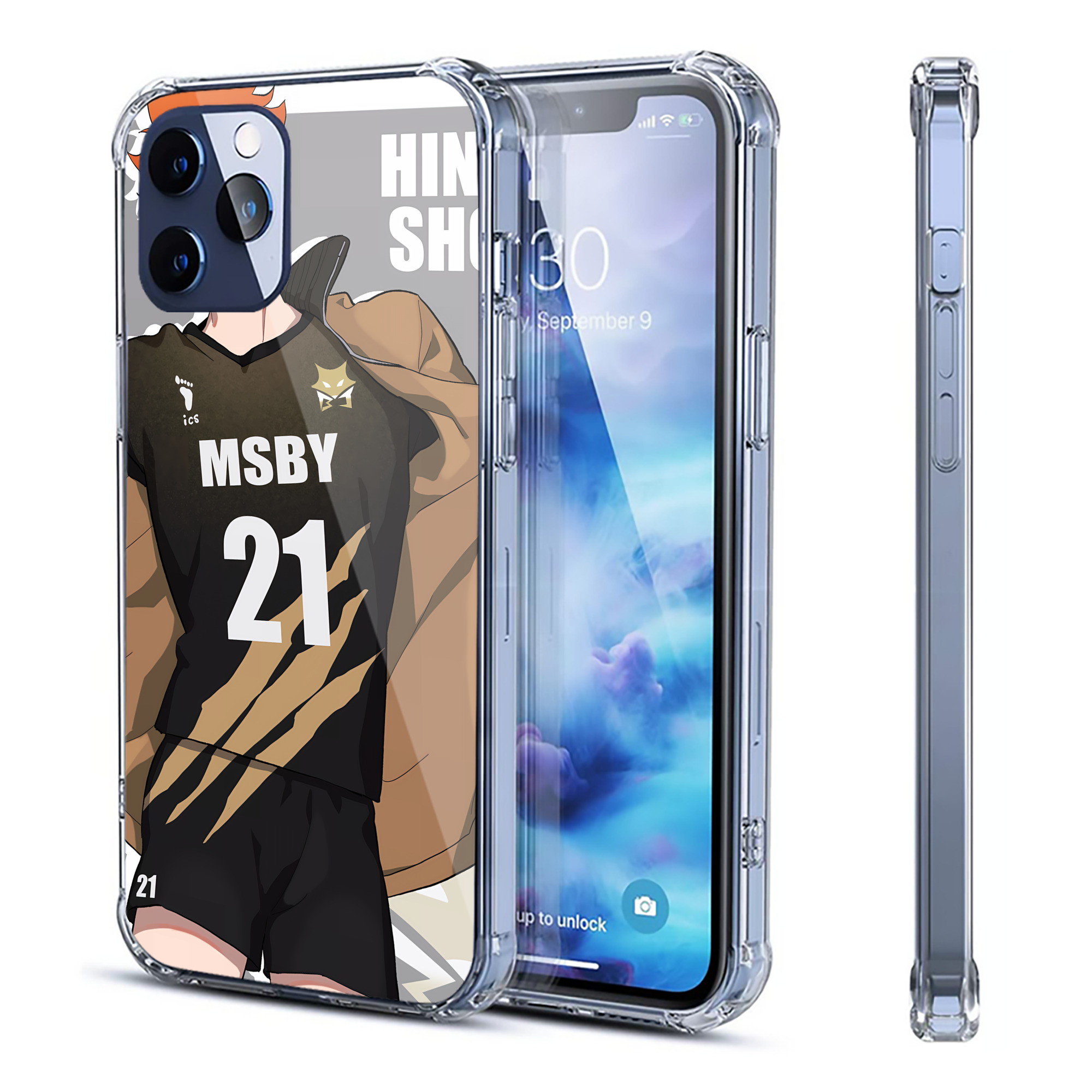 （画像用） ハイキュー!! Haikyu!! 【iPhone 12シリーズ対応】透明スマホケース（クリアソフトケース）